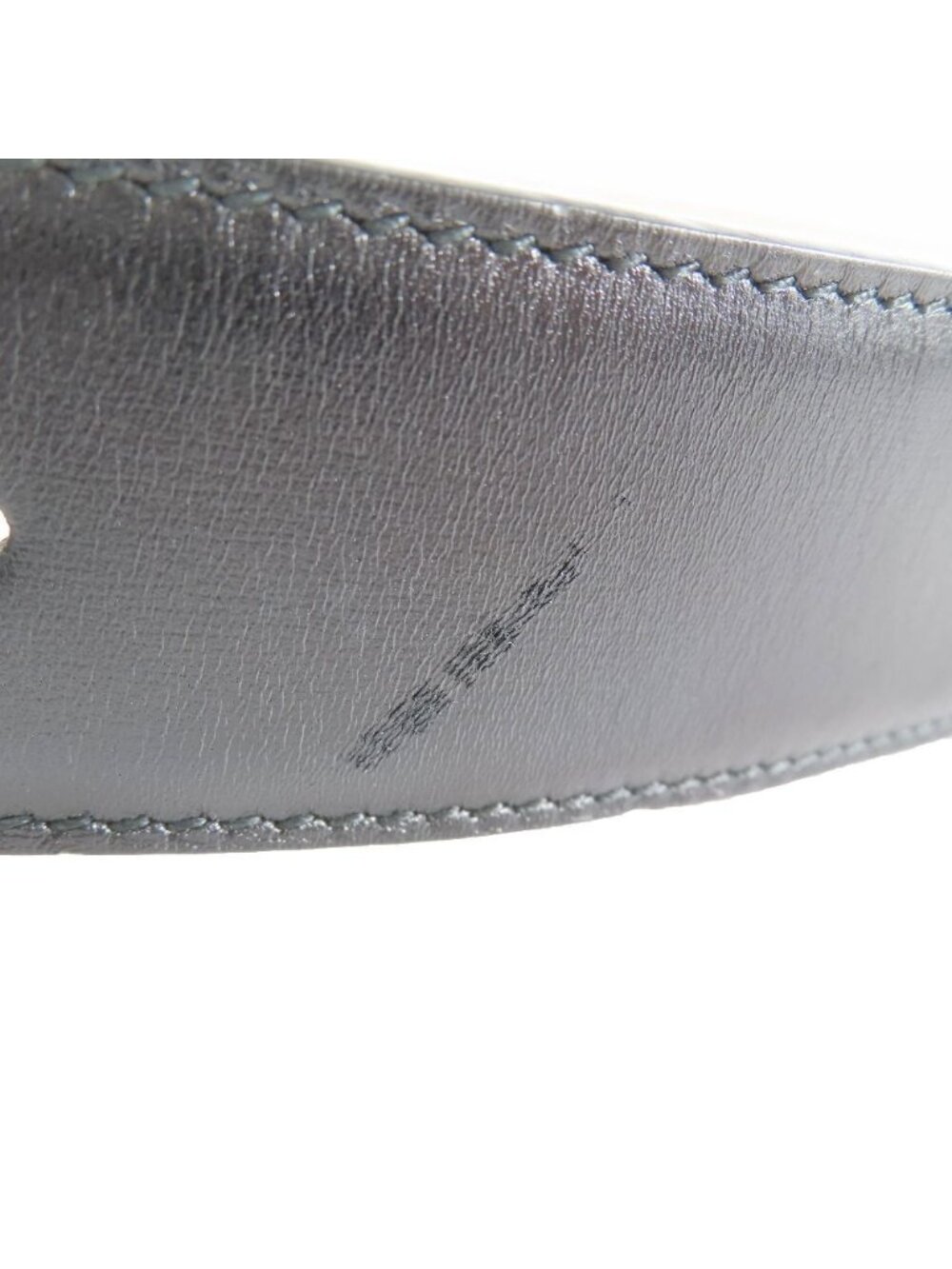 Dior Dlogo Buckle Leather Belt Black Silver - Picture 4 of 8